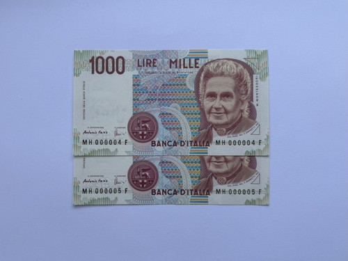 Coppia banconote 1000 - coppia, di