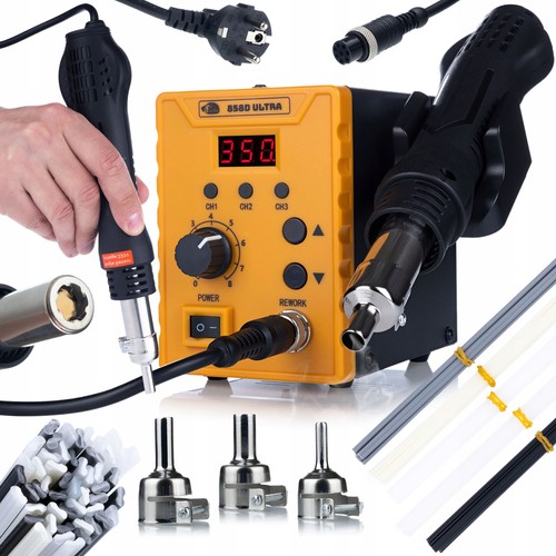 Set saldatore hotair 858d - set,
