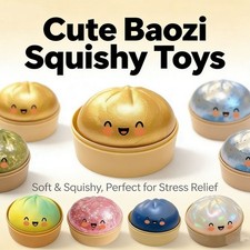 RARO GLITTER Dumpling Squishy