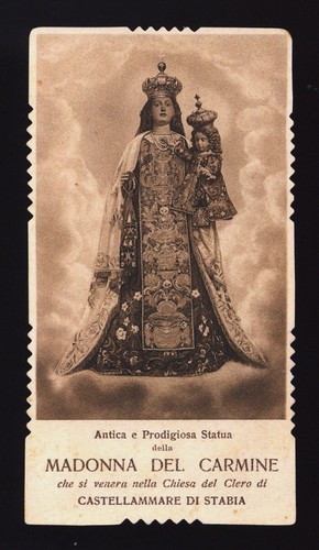 Santino seppia madonna del - santino,