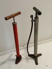 2X Pompa Per Ruote Bicicletta Passeggio Cross Graziella Legnano Bianchi Vintage