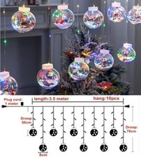 Tenda led natalizia palle