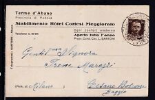 Cartolina Commerciale Terme D'Abano Stabilimento Hotel Cortesi Meggiorato KY2253