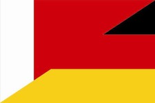 Fahne Flagge Dubai-Deutschland Freundschaftsflagge 80 x 120 cm Premiumqualität