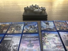 Sony PlayStation 4 Pro 1TB Console con 3 Controller e giochi inclusi- Nera