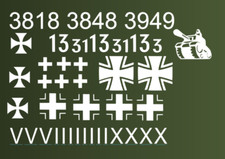 RC Panzer 1/16 Decalcomanie