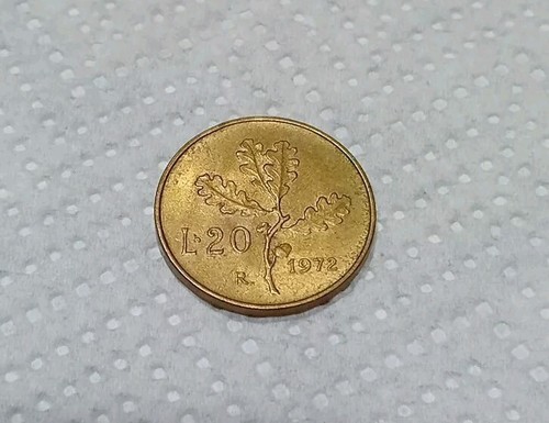 Moneta italia lire - moneta, quercia