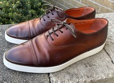 Santoni Brown Men’s Sneakers