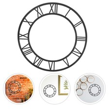  Adesivo per orologio da parete a specchio: numeri romani rotondi in acrilico