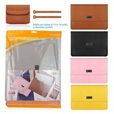 CUSTODIA BORSA PER PC LAPTOP NOTEBOOK PORTATILE 13,3" - 14" VARI COLORI P3504