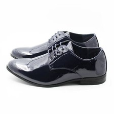 Scarpe Uomo Eleganti Blu Nere