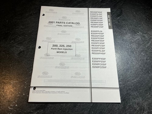 2001 evinrude 200 225 - &, 250