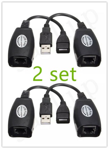 Prolunga usb ethernet rj45 - 2x,