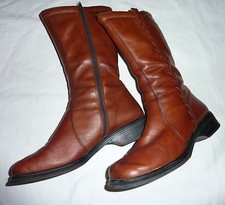 Stivale Donna tg. 41, in pelle 100% Italiana marrone, ottimo stato