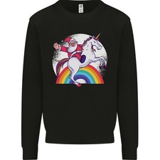 Babbo Natale Che Cavalca Un