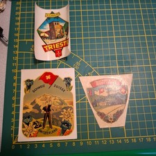 ADESIVO STICKER VINTAGE klebeR  ANTICO AD ACqua lotto