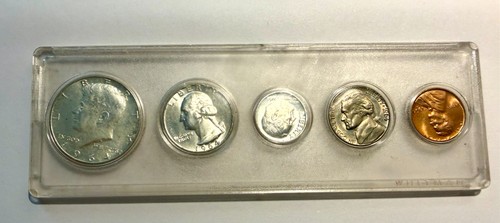 1964 coin mint year set - coin,