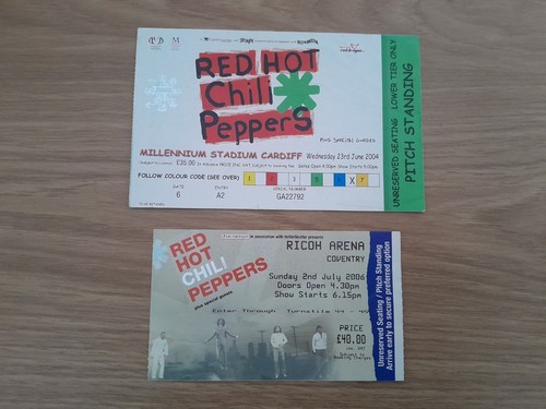 Red hot chili peppers - peppers, concert
