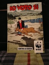 Dylan Dog Su Cartolina Referendum Contro La Caccia WWF Luigi Piccatto S.B.E.
