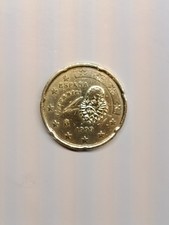 Moneta da 20 Centesimi Spagna Pre Euro Rara 1999