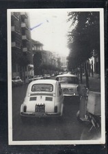 Fotografia Foto Auto Macchina Fiat 500 e 1100 KK3943