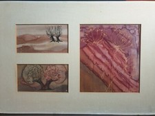 Old SIGNED Batik Silk