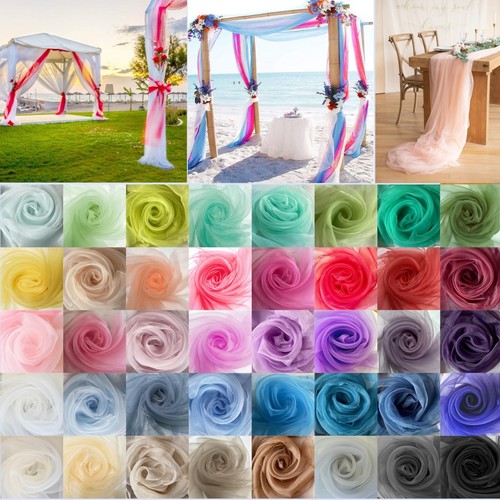 Organza setosa cristallo 20d - cristallo,