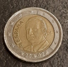 Moneta euro spagna anno - anno, 2002
