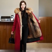 Parka donna pelliccia di