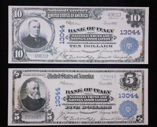 Banconote dollari bank - 5,