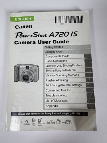 Canon powershot a720 - canon,