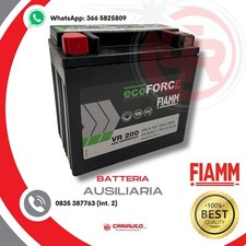 Batteria VR200 Fiamm 12v 12Ah 200A Ausiliaria Mercedes Audi Bmw START & STOP