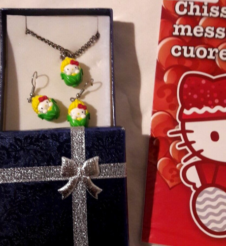 Hello kitty parure orecchini - parure,