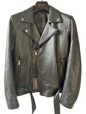 Trussardi pelle giacca biker Moto Tg S (46)