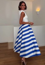 Zara gonna midi - midi, righe