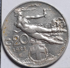 20 Centesimi 1921 R Italie