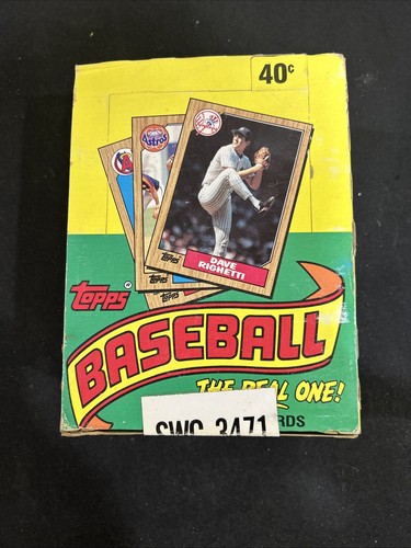 Topps baseball wax box 1987 - baseball,