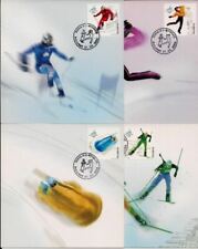 Romania 2006 Torino Olimpiadi Bob Biathlon Sci Sport Invernali FDC Card