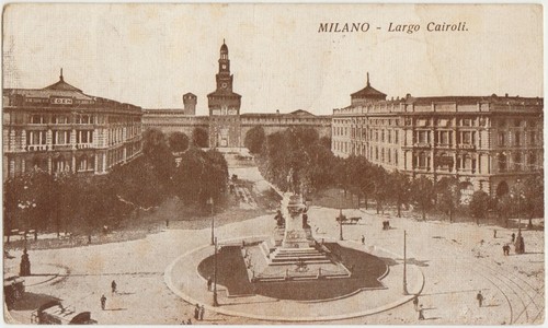 Milano largo cairoli 1924 - -,