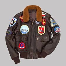 Giacca stile top gun in vera