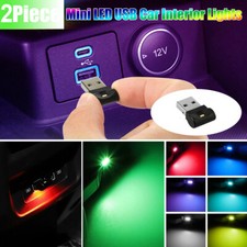 2x Mini LED USB Interno Neon