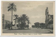 BARLETTA-ANDRIA-TRANI (033) - TRANI Piazza Plebiscito e ingresso... - Fp/Vg 19??
