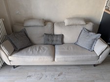divano 3 posti beige 2,23m x