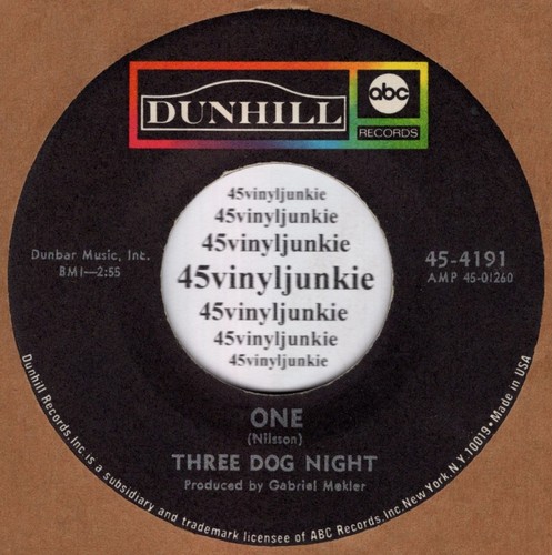 Three dog night - rpm, "one"