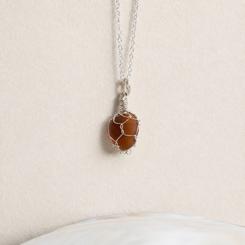 Collana ambra mare - di,
