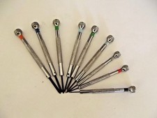 9 cacciaviti acciaio lama