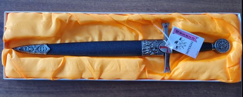 Daga templare ornamentale nera - ornamentale,