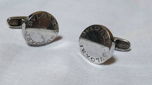 Gemelli bvlgari logo lettera - bvlgari,