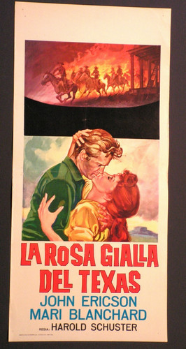 Locandina rosa gialla del - locandina,