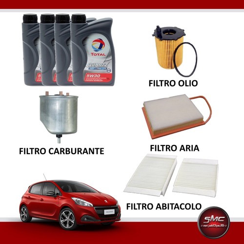 Kit tagliando peugeot 208 4 - tagliando, 1.4